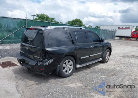 2010 Nissan Armada Platinum from USA, damaged, VIN 5N1AA0NC4AN614344